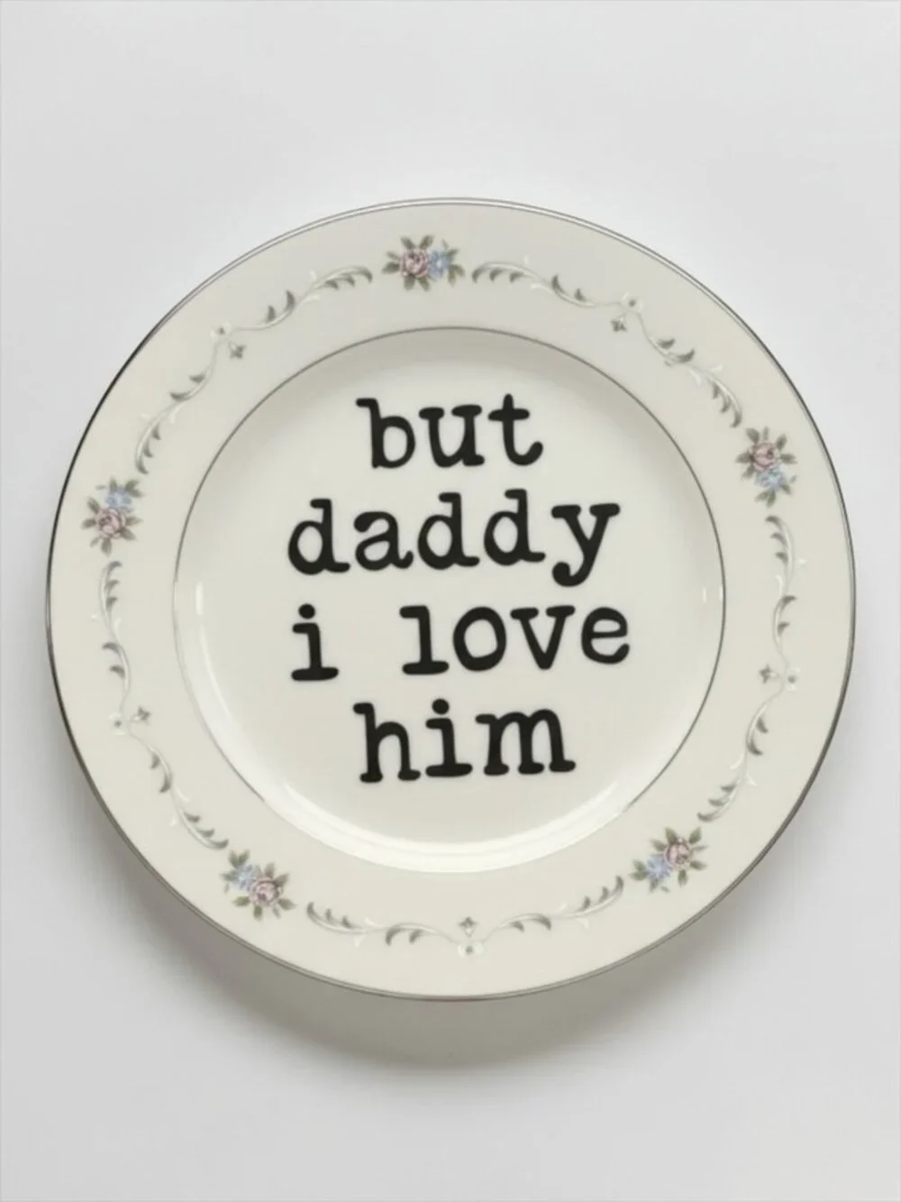 But Daddy I Love Him Taylor Swift TTPD Decorative Plate Swiftie Gift
